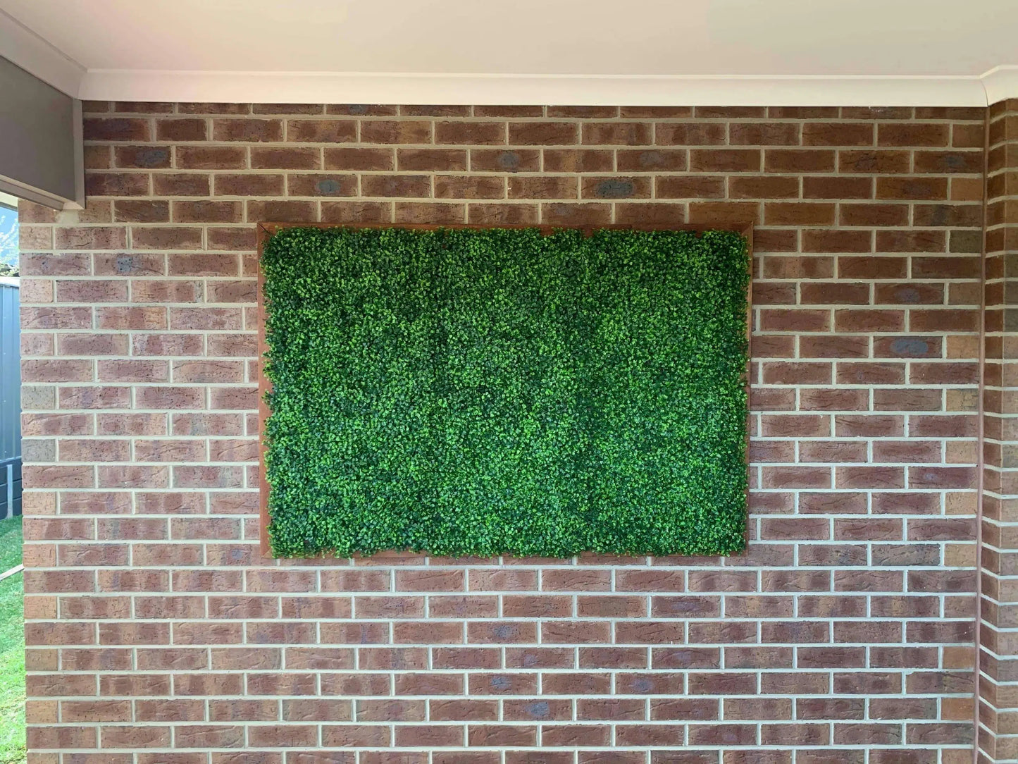 Artificial Mixed Boxwood Hedge Panel Wall 40" x 40" 11SQ FT Commercial Grade UV Resistant