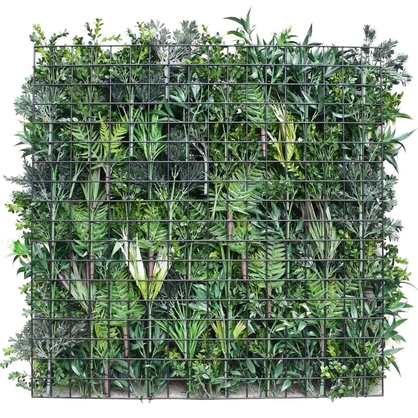 Luxury Garden of Eden 40" x 40" 11SQ FT Ultra Premium Metal Backed Commercial UV Green Wall NFPA Fire Resistant