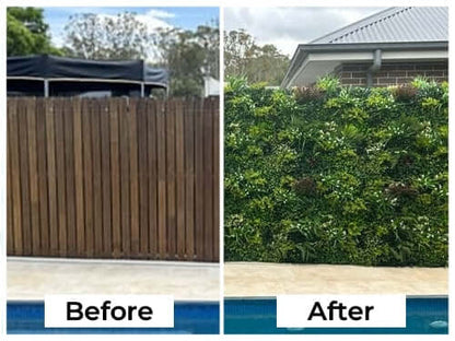 Ultra-Luxury Lush Spring Artificial Vertical Garden Green Wall 40" x 40" 11SQ FT Commercial Grade UV Resistant (Overstock Sale)