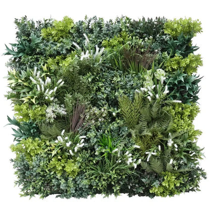 Luxury Garden of Eden 40" x 40" 11SQ FT Ultra Premium Metal Backed Commercial UV Green Wall NFPA Fire Resistant