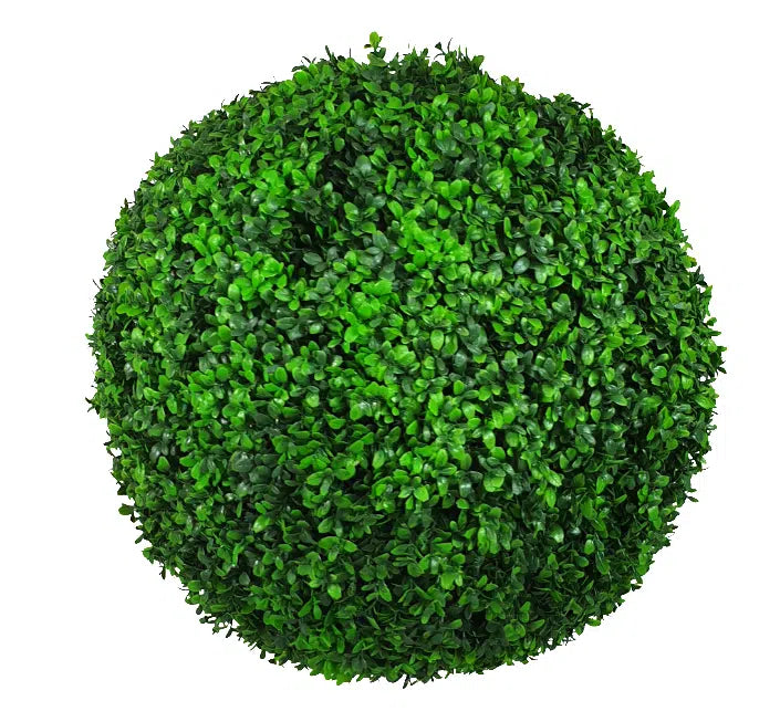 Artificial Bright Dense Boxwood Topiary Ball Set (2 Balls) 18.5 Inch UV Resistant