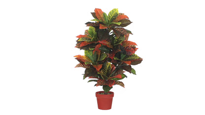 39" Croton Artificial Plant (Real Touch)