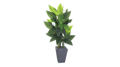 63"Spathyfillum Artificial Plant in SlatePlanter (RealTouch)