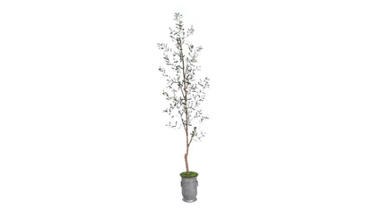 7.5' Olive Artificial Tree in Decorative Planter