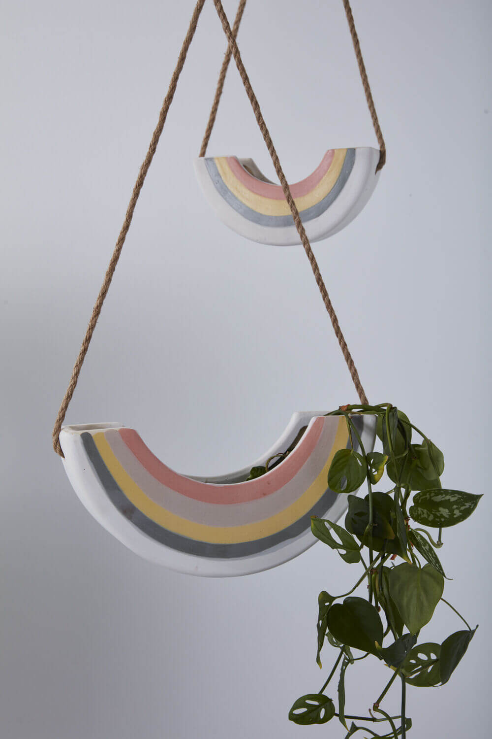 Rainbow Hanging Planter